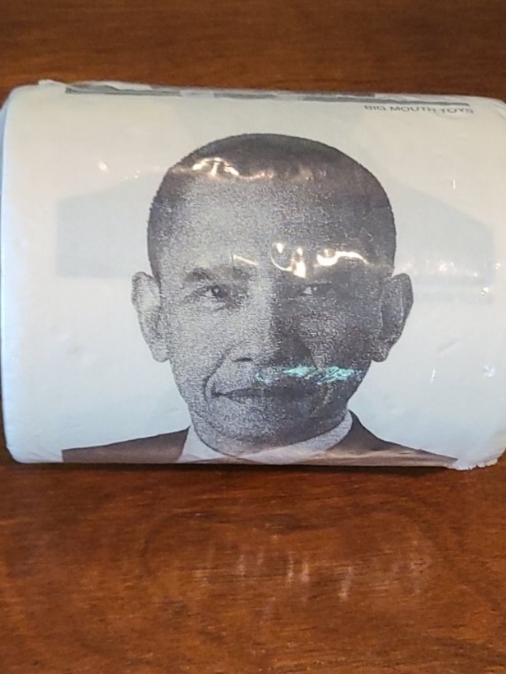 New in wrapping - Novelty White Toilet Paper Roll Barack Obama